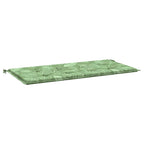 Vidaxl tuinbankkussen 100x50x4 cm oxford stof bladpatroon