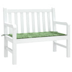 Vidaxl tuinbankkussen 100x50x4 cm oxford stof bladpatroon
