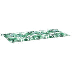 Vidaxl tuinbankkussen 120x50x4 cm oxford stof bladpatroon