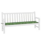 Vidaxl tuinbankkussen bladpatroon 200x50x3 cm stof