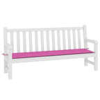 Vidaxl tuinbankkussen 200x50x4 cm stof roze