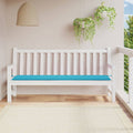 Vidaxl tuinbankkussen 200x50x4 cm stof turquoise