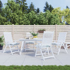 Vidaxl stoelkussens 4 st bladpatroon 40x40x7 cm stof