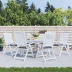 Vidaxl stoelkussens 6 st 50x50x7 cm oxford stof grijs