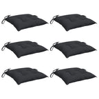 Vidaxl palletkussens 6 st 50x50x7 cm oxford stof zwart