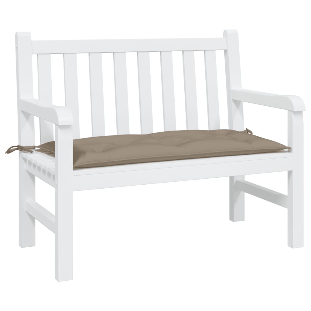 Vidaxl tuinbankkussen 100x50x7 cm oxford stof taupe