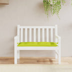 Vidaxl tuinbankkussen 100x50x7 cm oxford stof heldergroen