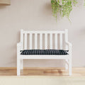 Vidaxl tuinbankkussen 180x50x7 cm oxford stof ruitpatroon zwart