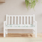 Vidaxl tuinbankkussen bladpatroon 120x50x7 cm stof