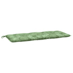 Vidaxl tuinbankkussen bladpatroon 120x50x7 cm stof