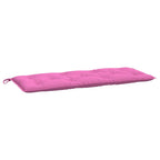 Vidaxl tuinbankkussen 120x50x7 cm stof roze