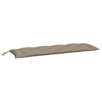 Vidaxl tuinbankkussen 150x50x7 cm oxford stof taupe