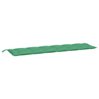 Vidaxl tuinbankkussen 200x50x7 cm stof groen