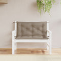 Vidaxl tuinbankkussens 2 st 100x50x7 cm oxford stof taupe