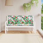 Vidaxl tuinbankkussens 2 st 150x50x7 cm stof meerkleurig