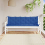 Vidaxl tuinbankkussens 2 st 180x50x7 cm oxford stof blauw