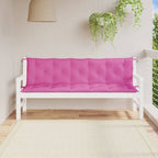 Vidaxl tuinbankkussens 2 st oxford stof roze