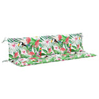 Vidaxl tuinbankkussens 2 st 200x50x7 cm stof meerkleurig