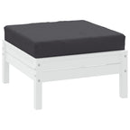 Vidaxl palletkussen 60x60x9,5 cm oxford stof antracietkleurig