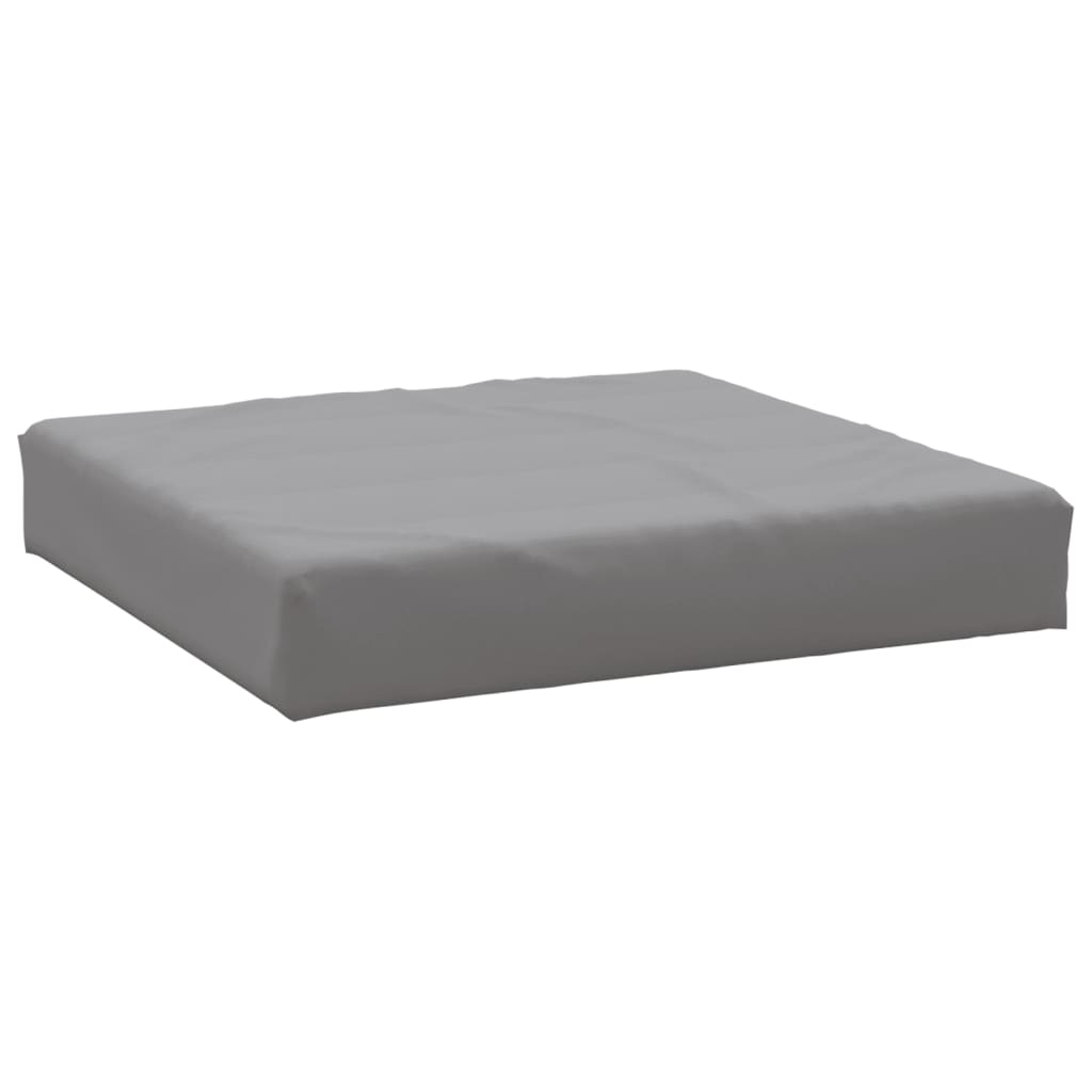 Vidaxl palletkussen 60x60x9,5 cm oxford stof grijs