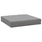 Vidaxl palletkussen 60x60x9,5 cm oxford stof grijs