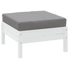 Vidaxl palletkussen 60x60x9,5 cm oxford stof grijs