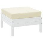 Vidaxl palletkussen 60x60x9,5 cm oxford stof crèmekleurig