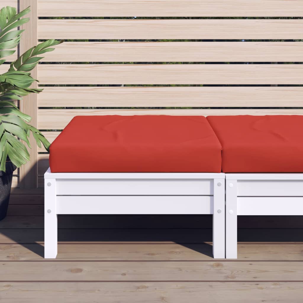 Vidaxl palletkussen 60x60x9,5 cm oxford stof rood
