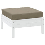 Vidaxl palletkussen 60x60x9,5 cm oxford stof taupe