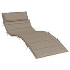 VidaXL Ligbedkussen 180x60x3 cm oxford stof taupe