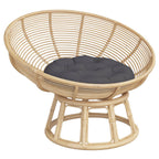 Vidaxl zitkussen rond ø 60 x11 cm oxford stof antracietkleurig