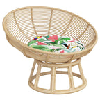 VidaXL Kussen rond Ø 60x11 cm oxford stof meerkleurig