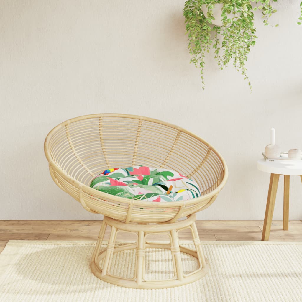 VidaXL Kussen rond Ø 60x11 cm oxford stof meerkleurig
