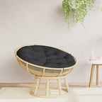 Vidaxl zitkussen rond ø 100x11 cm oxford stof zwart