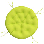 VidaXL Zitkussen rond Ø 100x11 cm oxford stof heldergroen