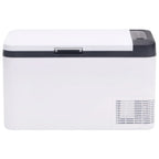 Vidaxl koelbox met handvat 18 l pp pe zwart en wit