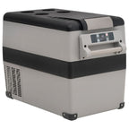 Vidaxl koelbox met handvat 35 l pp pe zwart en wit
