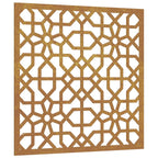 Vidaxl wanddecoratie tuin moors ontwerp 55x55 cm cortenstaal