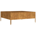 Vidaxl plantenbak verhoogd 100x100x41 cm cortenstaal