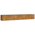 Vidaxl plantenbak verhoogd 280x40x40 cm cortenstaal