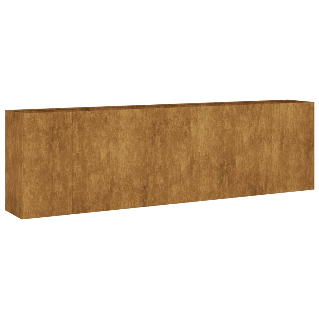 VidaXL Plantenbak verhoogd 280x40x80 cm cortenstaal