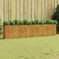 VidaXL Plantenbak verhoogd 360x40x80 cm cortenstaal