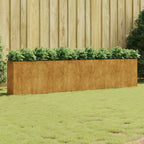 VidaXL Plantenbak verhoogd 360x40x80 cm cortenstaal