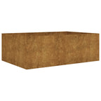 Vidaxl plantenbak verhoogd 120x80x40 cm cortenstaal