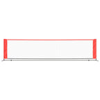 Vidaxl tennisnet 400x100x87 cm polyester zwart en rood
