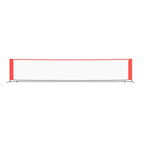 Vidaxl tennisnet 500x100x87 cm polyester zwart en rood
