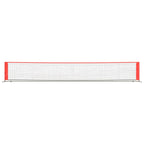 Vidaxl tennisnet 600x100x87 cm polyester zwart en rood