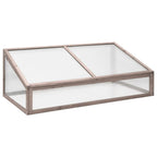 Vidaxl broeikas 110x56x39 cm vurenhout grijs