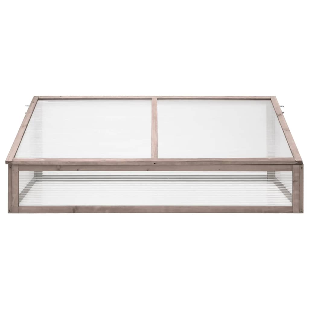 Vidaxl broeikas 110x56x39 cm vurenhout grijs