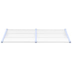 Vidaxl deurluifel 199x90 cm polycarbonaat grijs en transparant